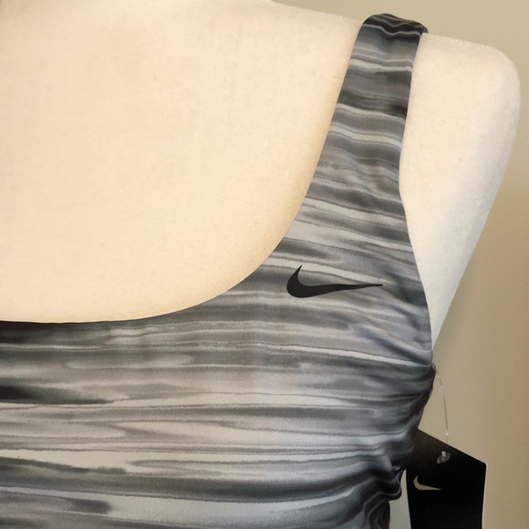 Nike Ladies Tank Top Size Lg. Black Grey White NWT - Picture 3 of 10